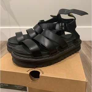 Dr. Martens Black Blaire Sandals